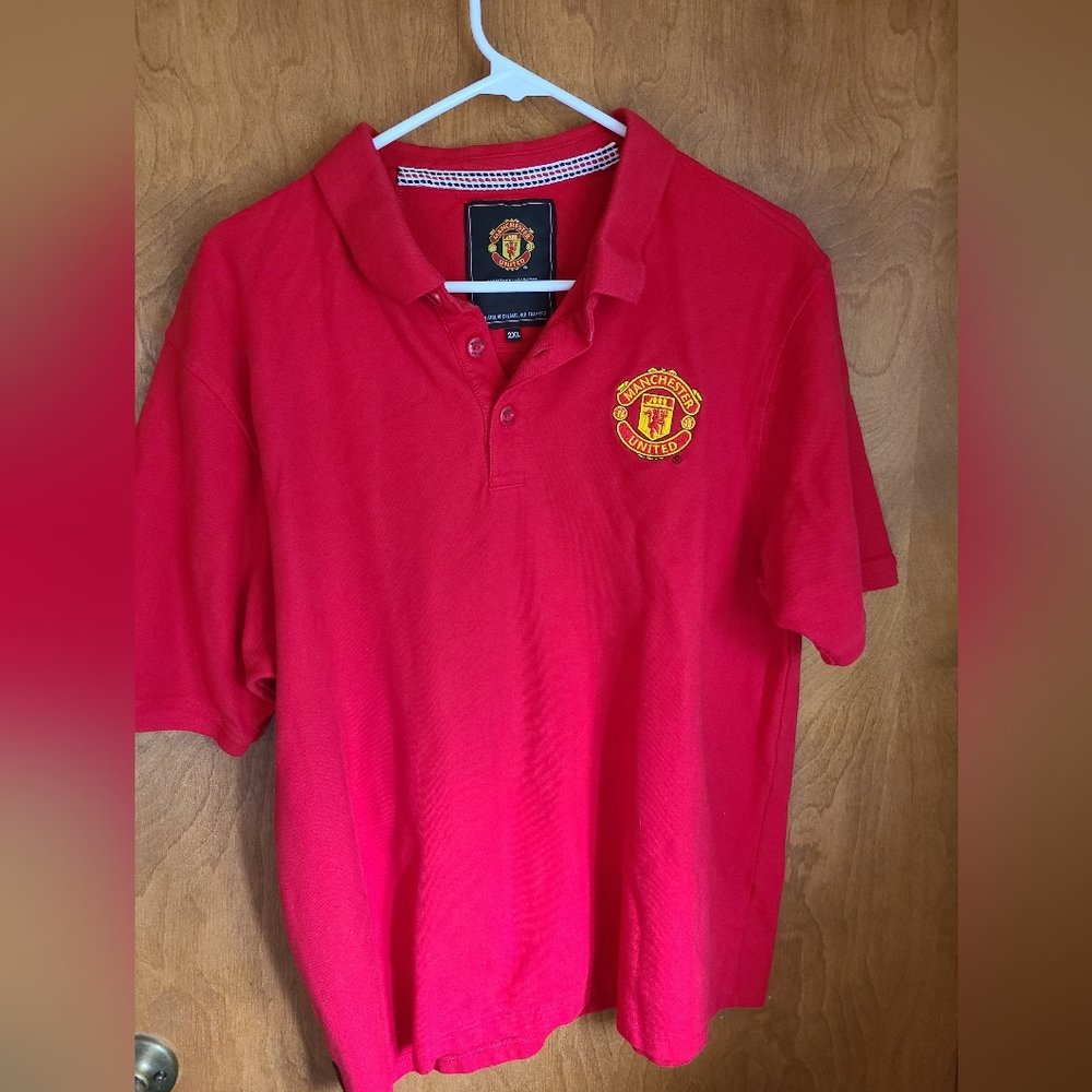 🦩 3/$30 Manchester United Red Polo
